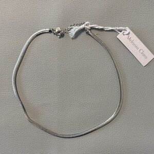 Melania Clara Silver Necklace